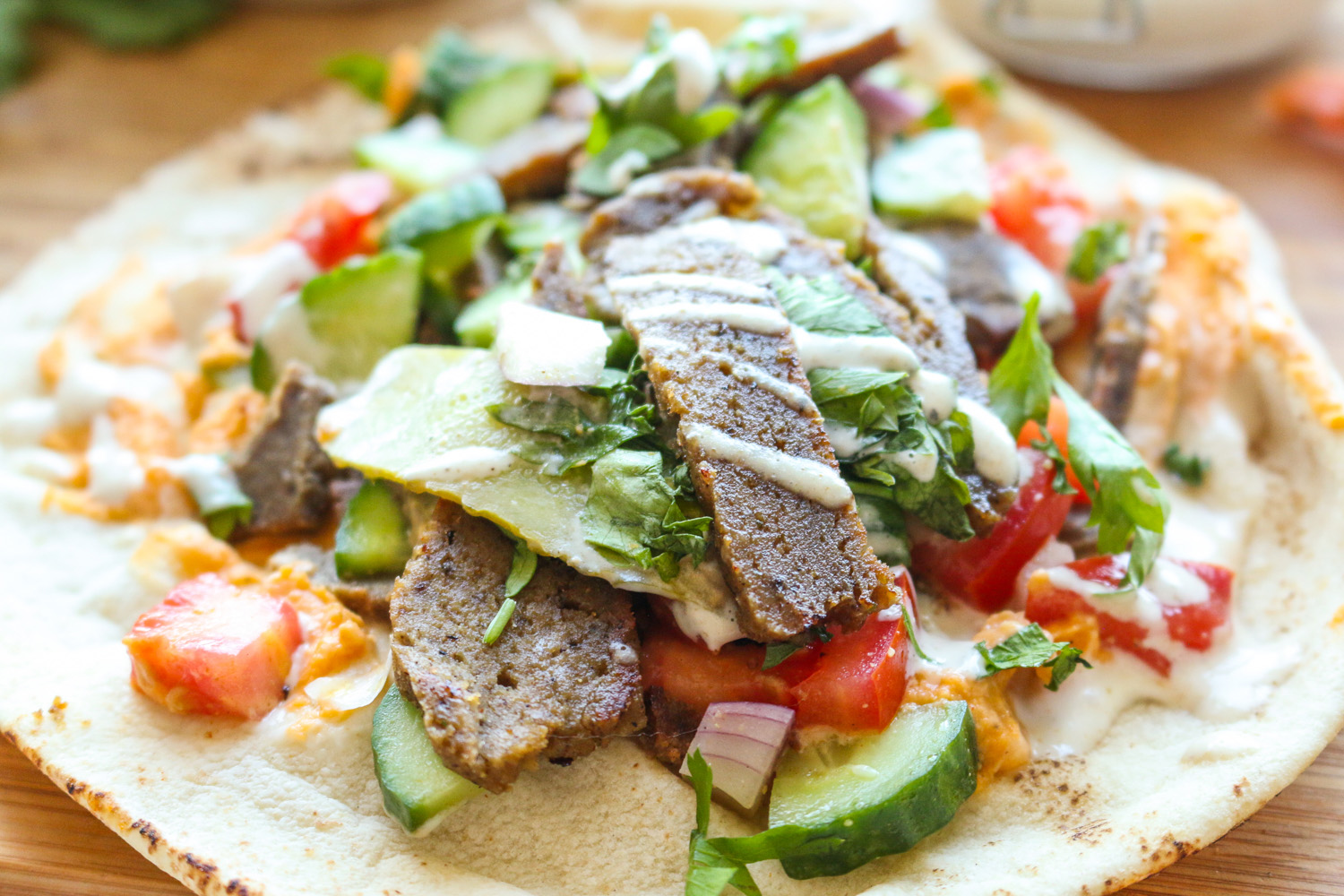 Mencoba Shawarma Vegetarian, Dagingnya Diganti Protein Soya