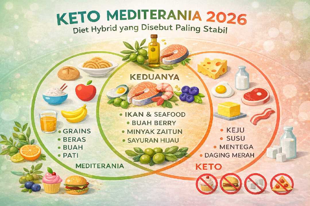 Keto Mediterania 2026: Diet Hybrid yang Disebut Paling Stabil