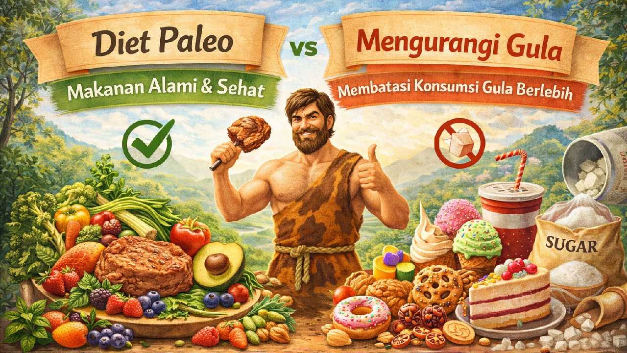 Diet Paleo dan Cara Alami Mengurangi Keinginan Gula Berlebih