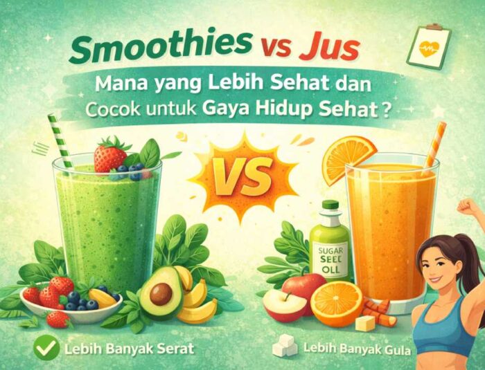Smoothies vs Jus: Mana yang Lebih Sehat dan Cocok untuk Gaya Hidup Sehat