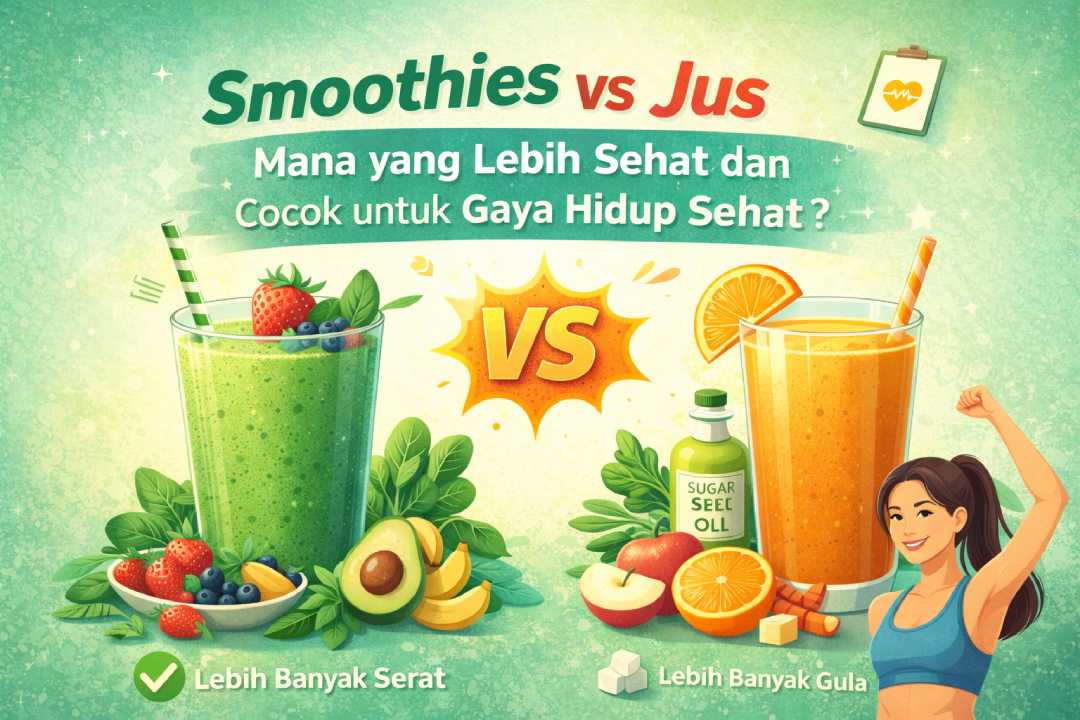 Smoothies vs Jus: Mana yang Lebih Sehat dan Cocok untuk Gaya Hidup Sehat?