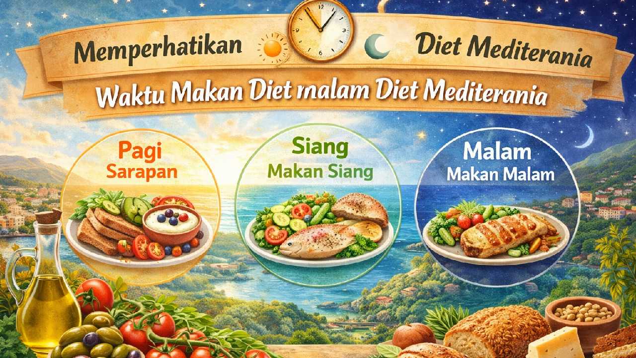 Waktu Makan dalam Diet Mediterania dan Dampaknya pada Metabolisme