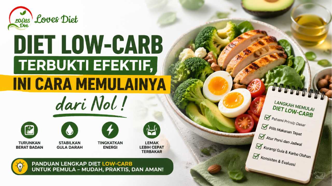 Diet Low-Carb Terbukti Efektif, Ini Cara Memulainya dari Nol
