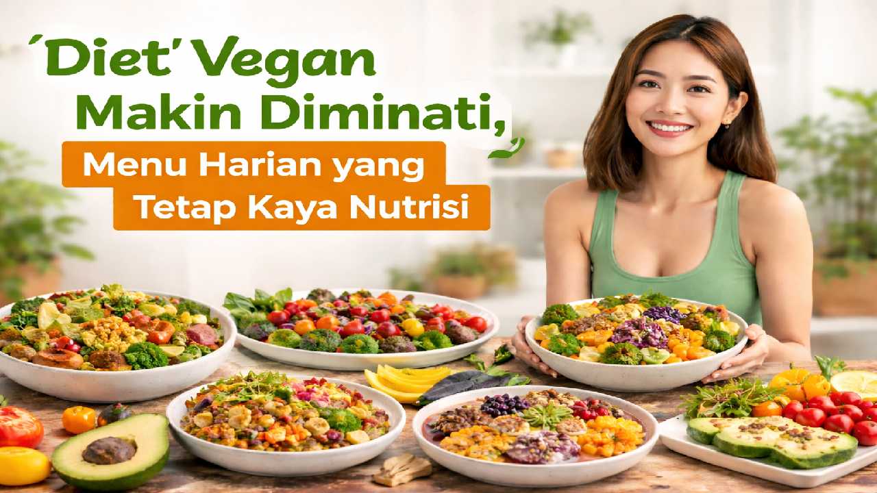 Diet Vegan Makin Diminati, Menu Harian yang Tetap Kaya Nutrisi