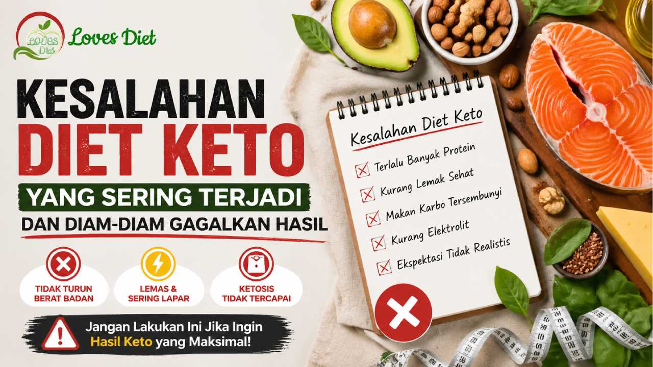 Kesalahan Diet Keto yang Sering Terjadi dan Gagalkan Hasil