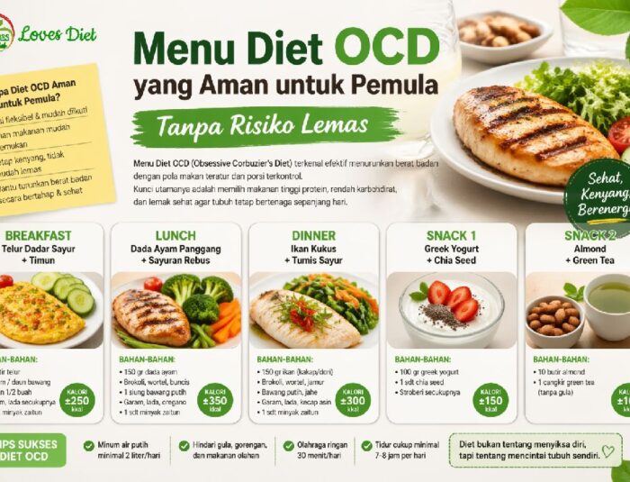 Menu Diet OCD yang Aman untuk Pemula Tanpa Risiko Lemas