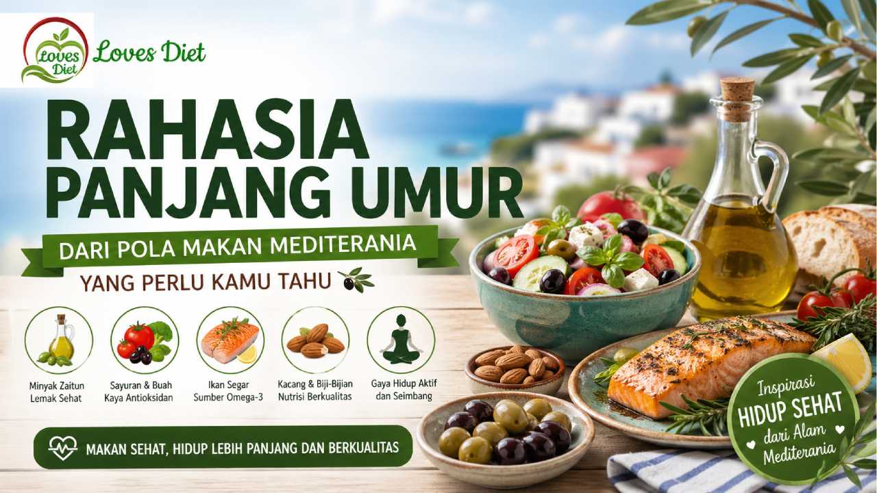Rahasia Panjang Umur dari Pola Makan Mediterania yang Perlu Kamu Tahu