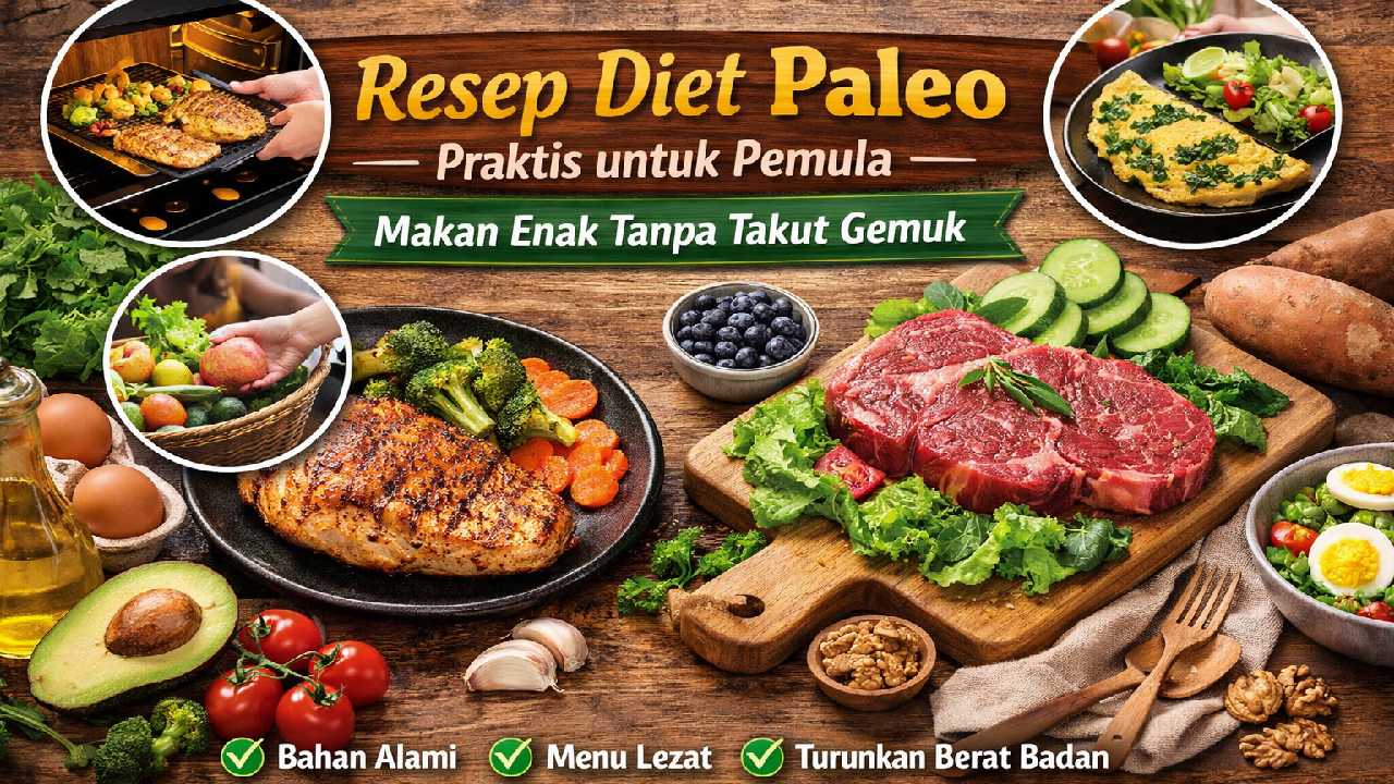 Resep Diet Paleo Praktis untuk Pemula, Makan Enak Tanpa Takut Gemuk