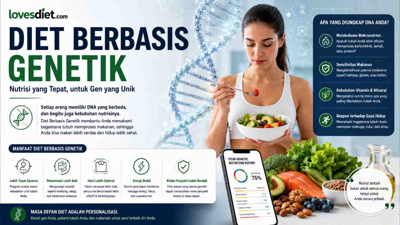 Diet Berbasis Genetik, Membangun Pola Makan yang Sesuai DNA Anda