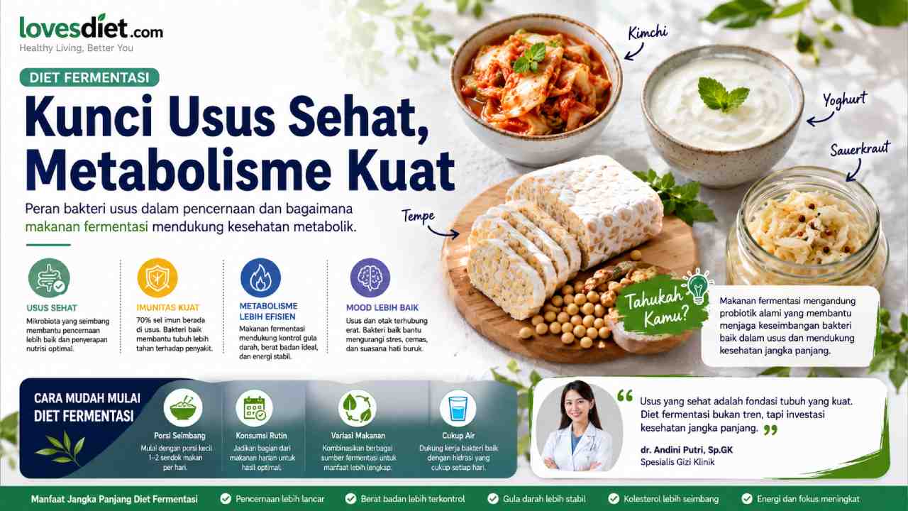 Diet Fermentasi, Menyelami Peran Bakteri Usus untuk Kesehatan Metabolik