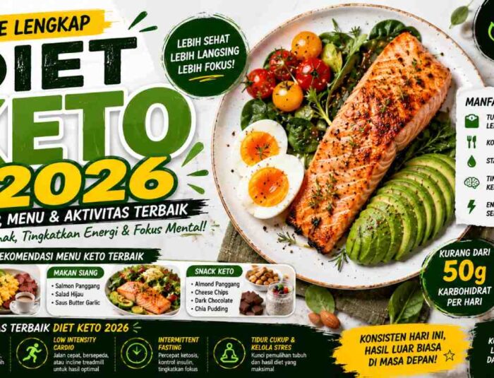 Diet Keto 2026, Cara Efektif Turunkan Berat Badan dan Bakar Lemak