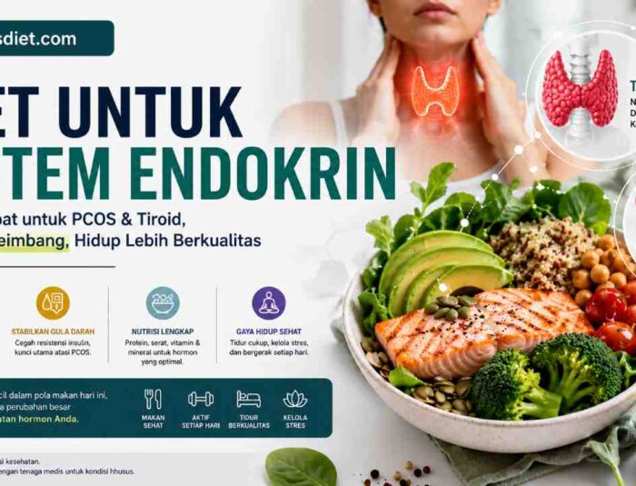 Diet untuk Sistem Endokrin, Cara Mengelola PCOS dan Gangguan Tiroid