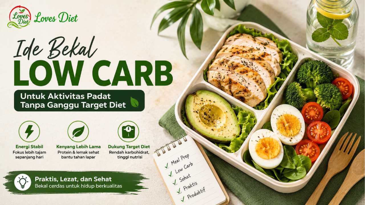 Ide Bekal Low Carb untuk Aktivitas Padat Tanpa Ganggu Target Diet