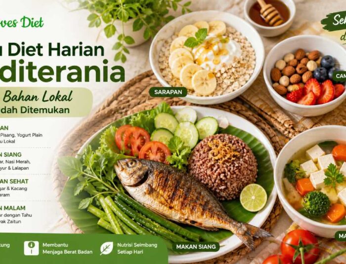 Menu Harian Mediterania dengan Bahan Lokal yang Mudah Ditemukan