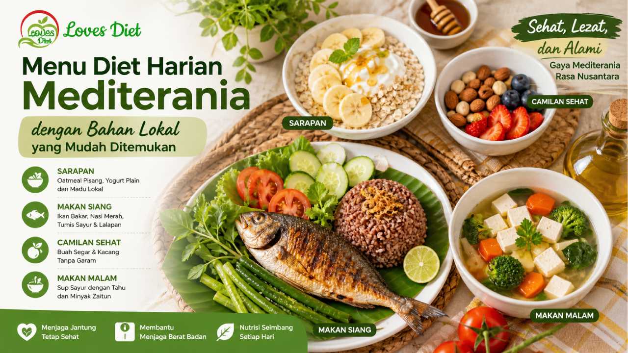 Menu Harian Mediterania dengan Bahan Lokal yang Mudah Ditemukan
