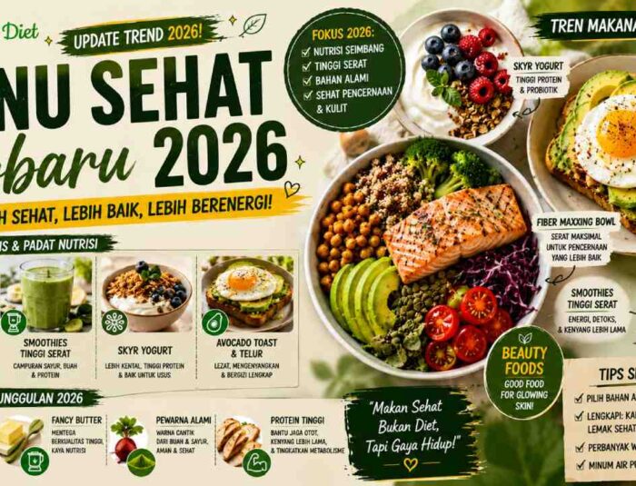 Menu Sehat Terbaru 2026, Tren Fiber Maxxing dan Beauty Foods