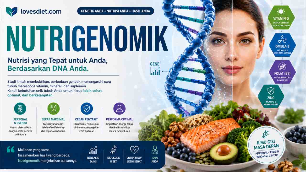 Nutrigenomik, Rahasia Genetik di Balik Kebutuhan Nutrisi Setiap Orang