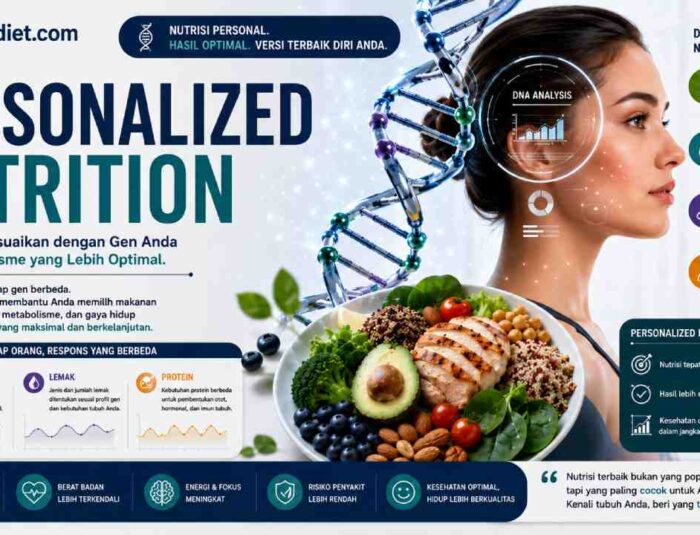 Personalized Nutrition, Diet Berbasis DNA Optimalkan Metabolisme