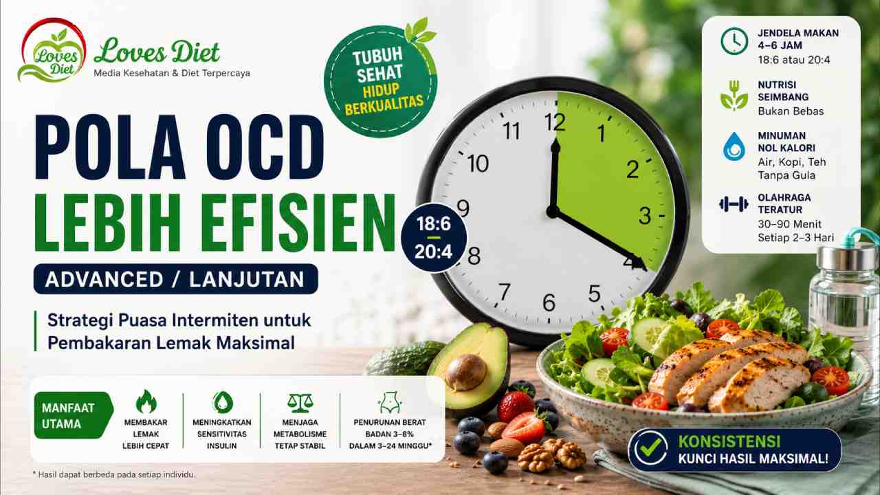 Pola OCD Lanjutan Dinilai Lebih Efisien untuk Menurunkan Berat Badan