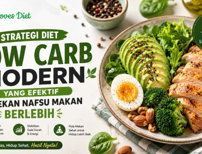 Strategi Low Carb Modern yang Efektif Menekan Nafsu Makan Berlebih