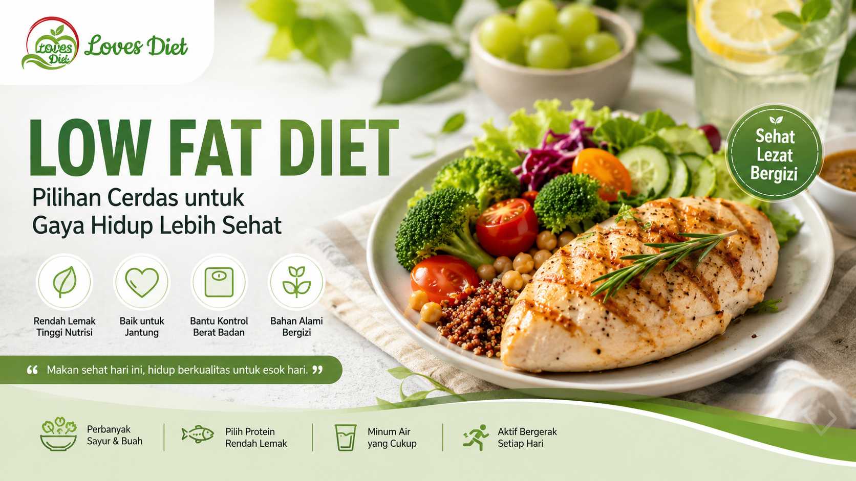 Banyak Orang Beralih ke Low Fat Diet demi Gaya Hidup Lebih Sehat