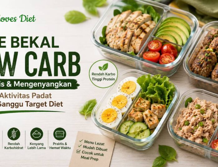 Bekal Low Carb Praktis untuk Aktivitas Padat dan Diet Sehat