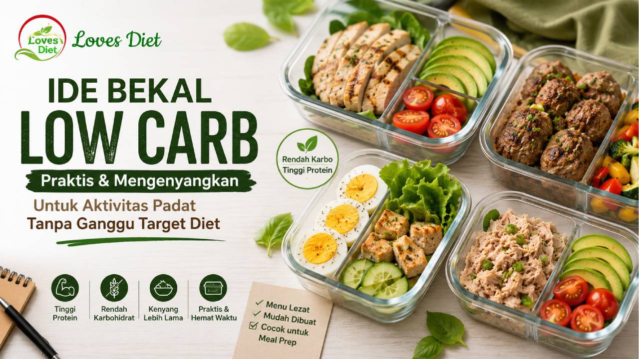 Bekal Low Carb Praktis untuk Aktivitas Padat dan Diet Sehat