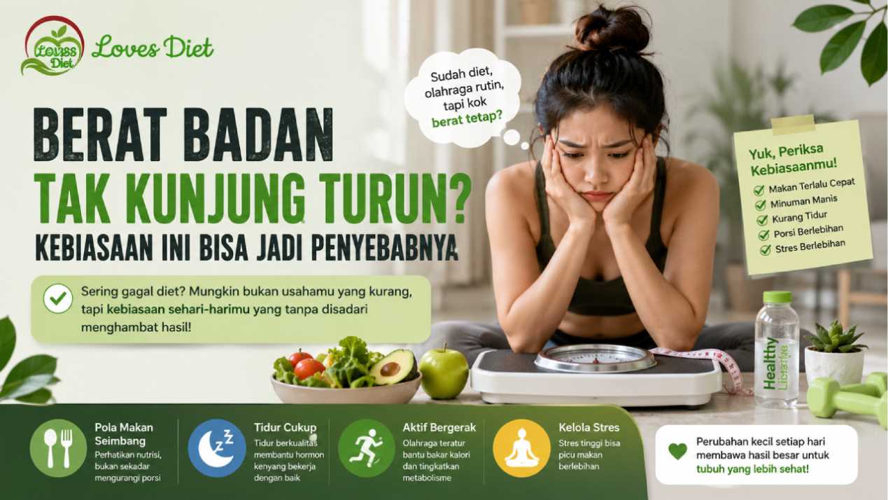 Berat Badan Tak Kunjung Turun? Kebiasaan Ini Bisa Jadi Penyebabnya