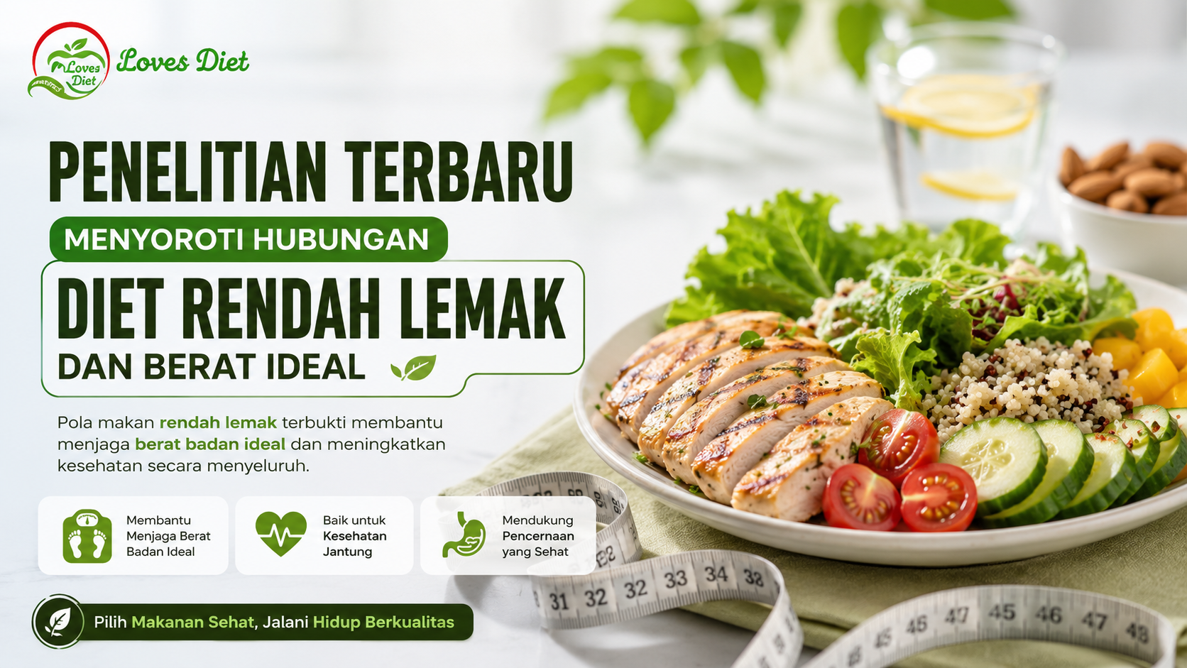 Penelitian Terbaru Menyoroti Hubungan Diet Rendah Lemak dan Berat Ideal