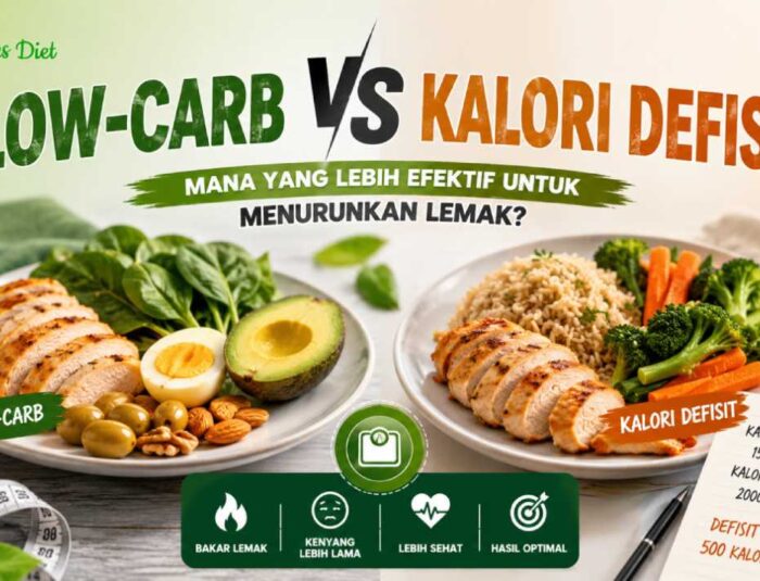 Diet Low Carb vs Kalori Defisit, Mana yang Lebih Efektif untuk Menurunkan Lemak?
