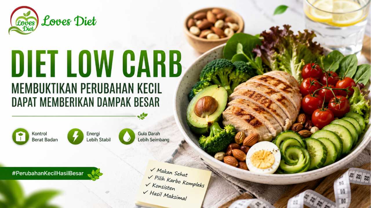 Diet Low Carb Membuktikan Perubahan Kecil Dapat Memberikan Dampak Besar