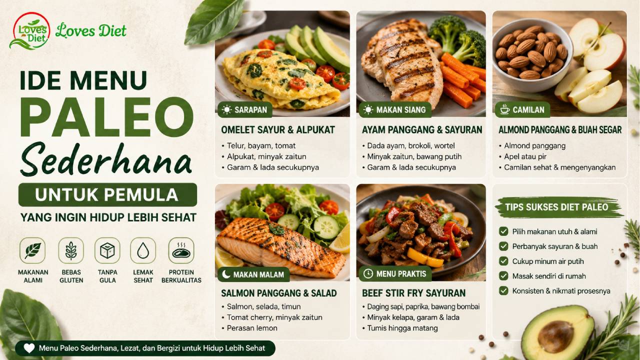 Ide Menu Paleo Sederhana untuk Pemula yang Ingin Hidup Lebih Sehat