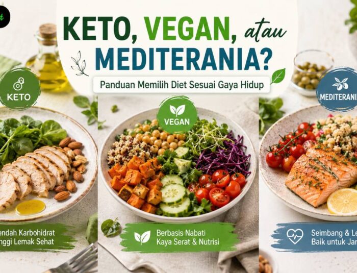 Keto, Vegan, atau Mediterania? Panduan Memilih Diet Terbaik
