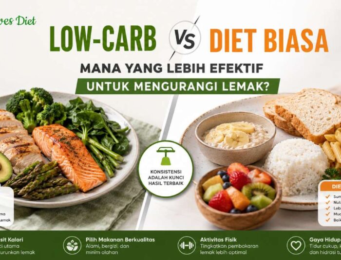 Low-Carb vs Diet Biasa: Cara Efektif Mengurangi Lemak Tubuh