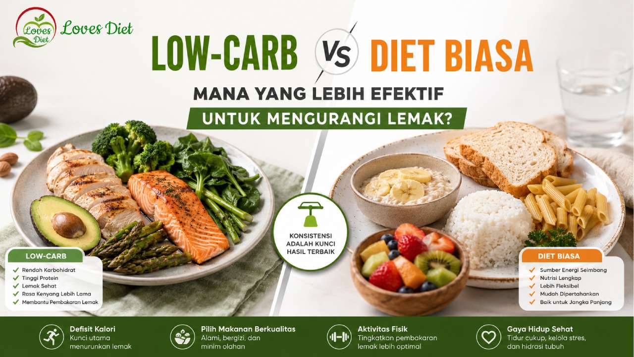 Low-Carb vs Diet Biasa: Cara Efektif Mengurangi Lemak Tubuh