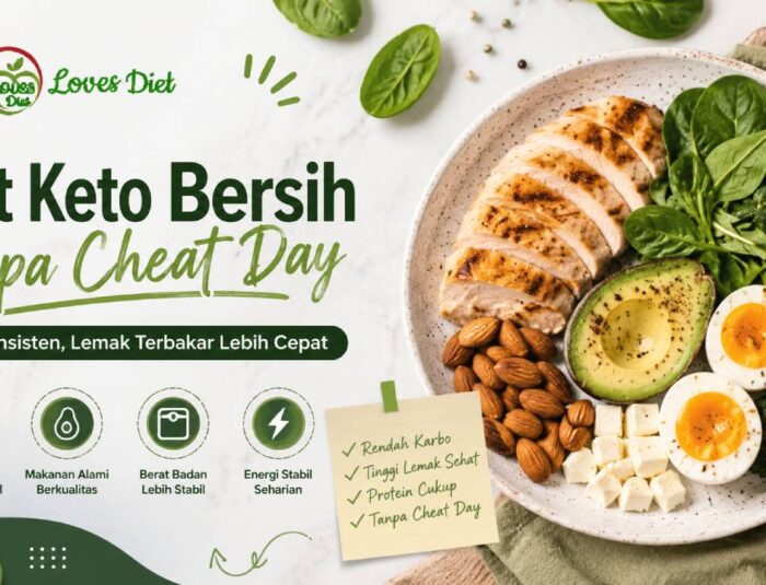 Pola Diet Keto Bersih Tanpa Cheat Day yang Bantu Lemak Cepat Terbakar