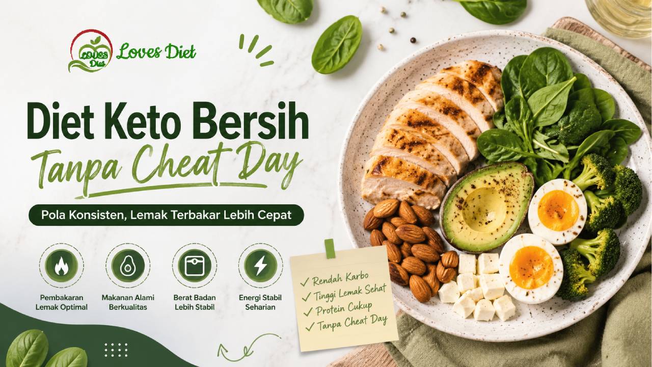 Pola Diet Keto Bersih Tanpa Cheat Day yang Bantu Lemak Cepat Terbakar