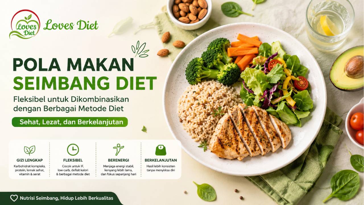 Pola Makan Seimbang yang Bisa Dikombinasikan dengan Berbagai Metode Diet