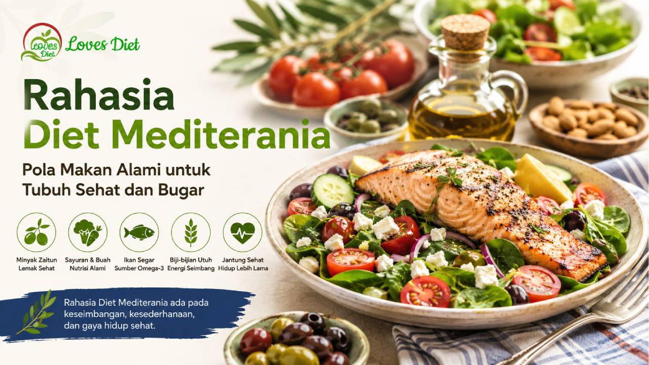 Rahasia Diet Mediterania yang Bikin Tubuh Lebih Sehat dan Bugar