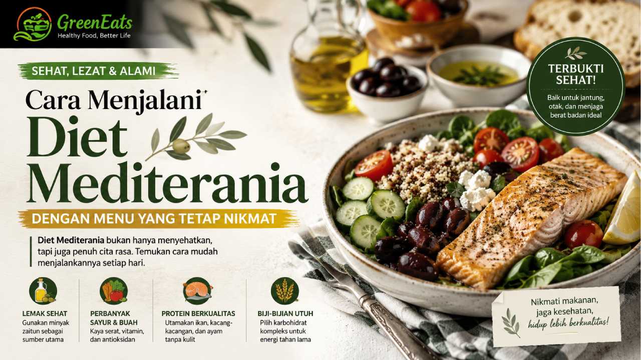 Cara Menjalani Diet Mediterania dengan Menu yang Tetap Nikmat
