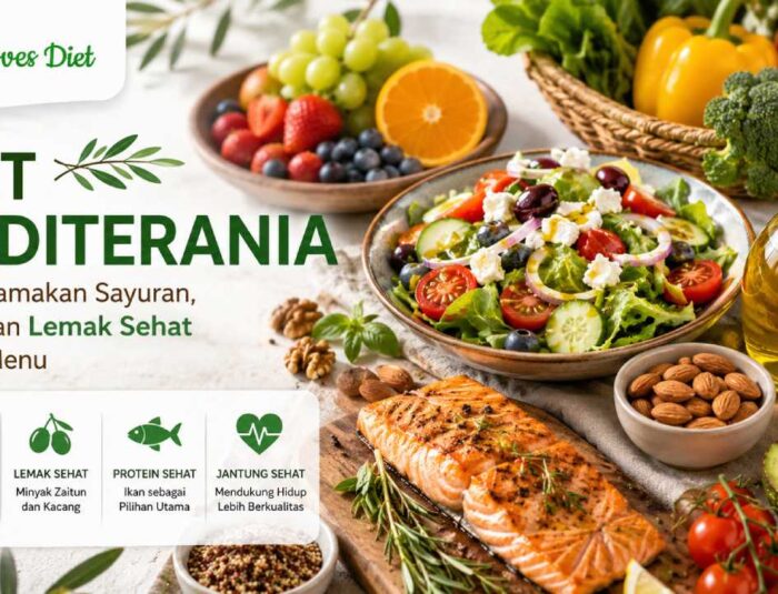 Diet Mediterania Terbaru Mengedepankan Sayuran, Buah, dan Lemak Sehat dalam Menu
