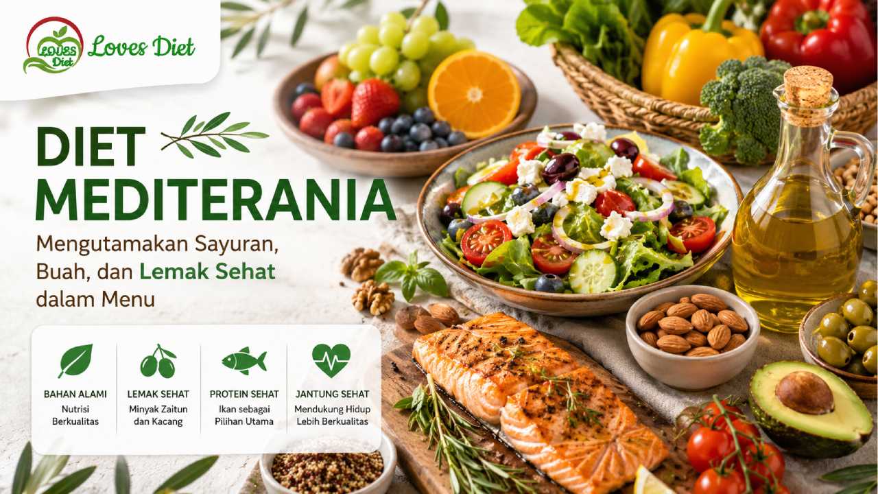 Diet Mediterania Terbaru Mengedepankan Sayuran, Buah, dan Lemak Sehat dalam Menu