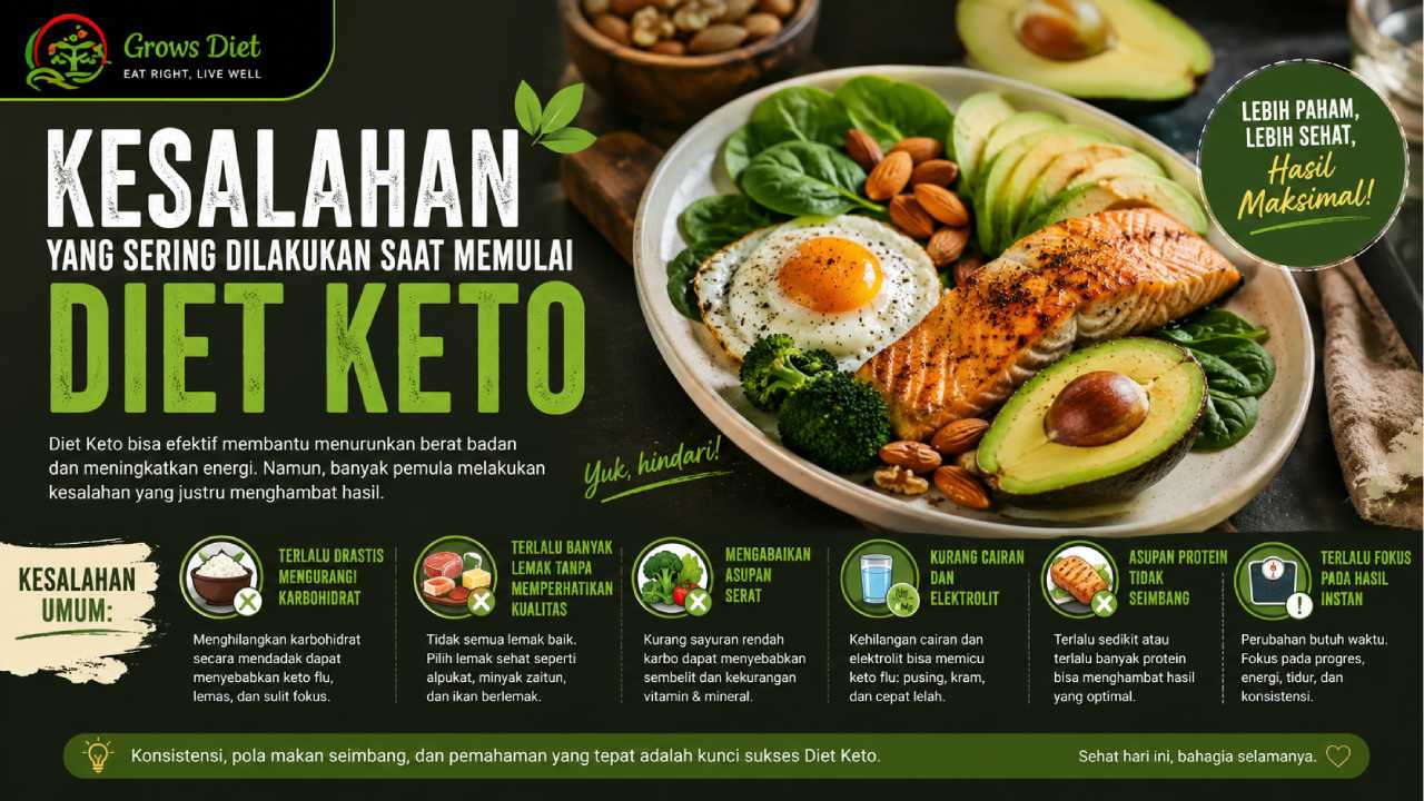 Kesalahan yang Sering Dilakukan Saat Memulai Diet Keto