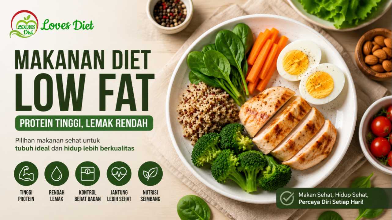 Makanan yang Cocok untuk Diet Low Fat dengan Kandungan Protein Tinggi dan Lemak Rendah