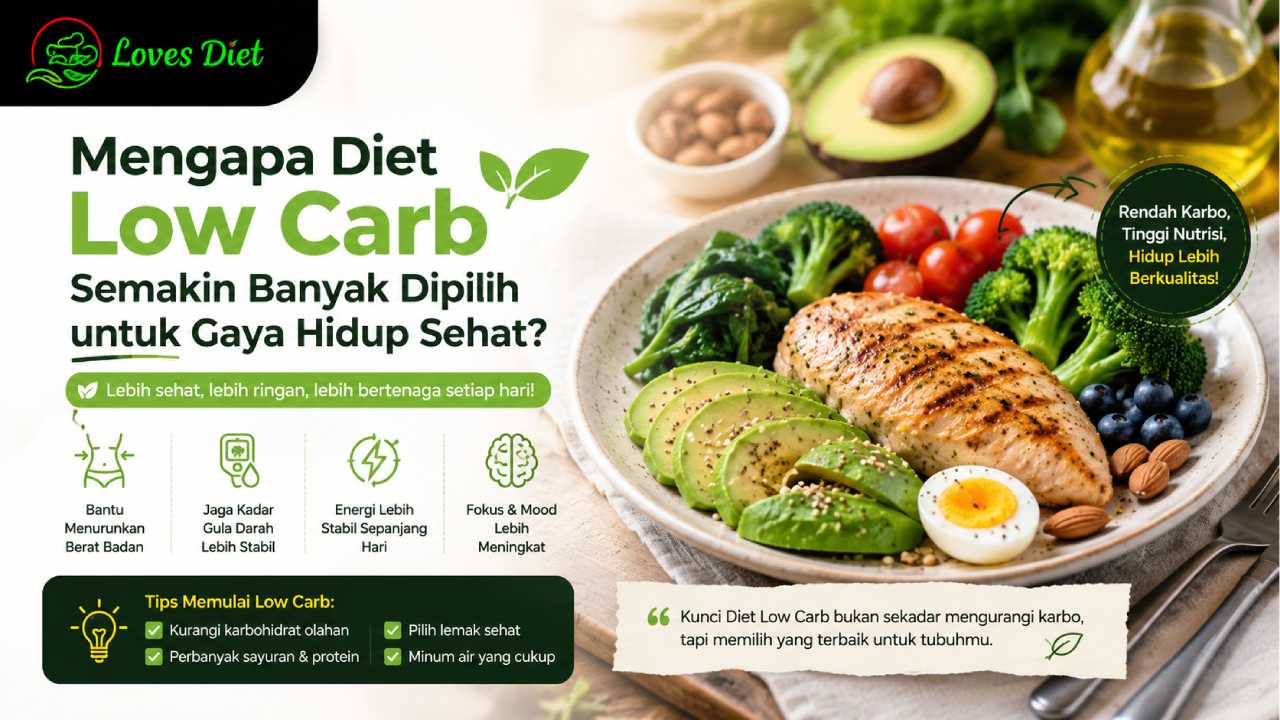 Mengapa Diet Low Carb Semakin Banyak Dipilih untuk Gaya Hidup Sehat?