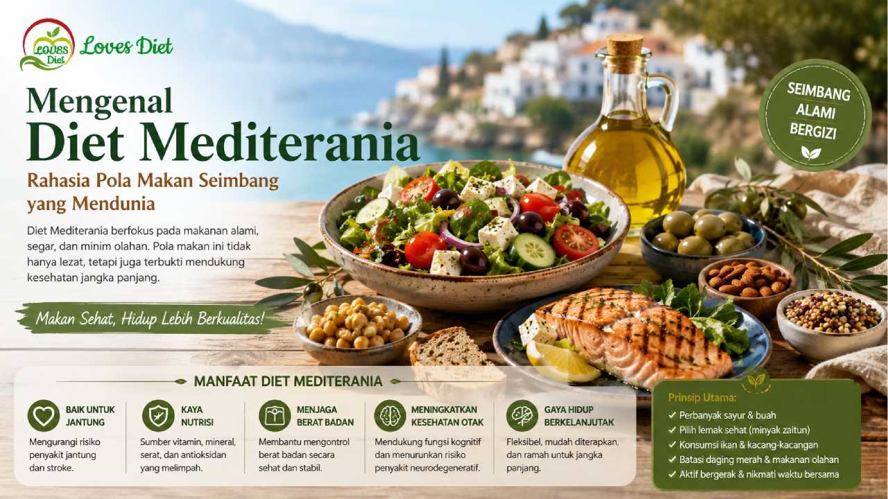 Mengenal Diet Mediterania, Rahasia Pola Makan Seimbang yang Mendunia