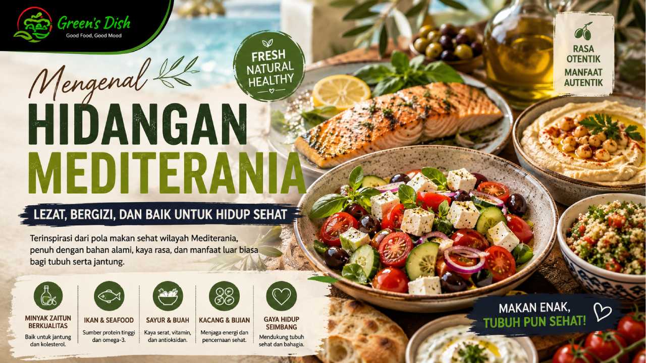 Mengenal Hidangan Mediterania yang Lezat dan Baik untuk Gaya Hidup Sehat