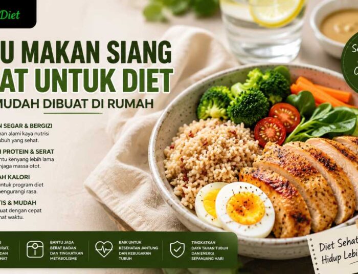 Menu Makan Siang Sehat untuk Diet yang Mudah Dibuat di Rumah