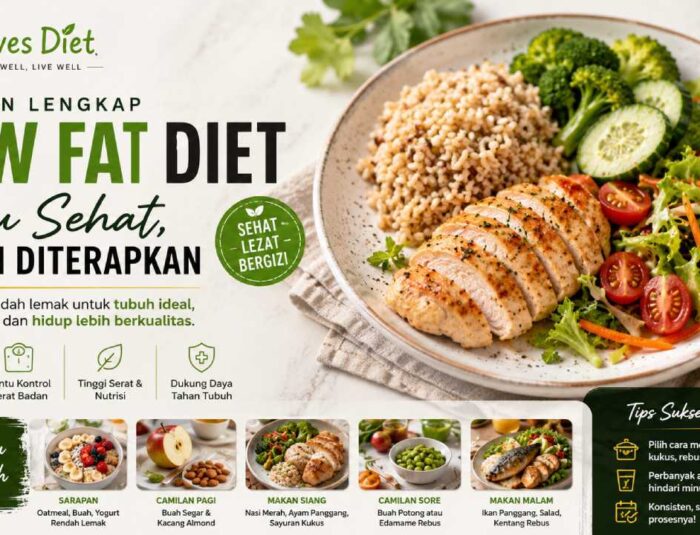 Panduan Lengkap Low Fat Diet dengan Menu Sehat dan Mudah Diterapkan
