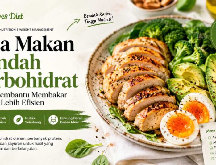 Pola Makan Rendah Karbohidrat yang Membantu Membakar Lemak Lebih Efisien